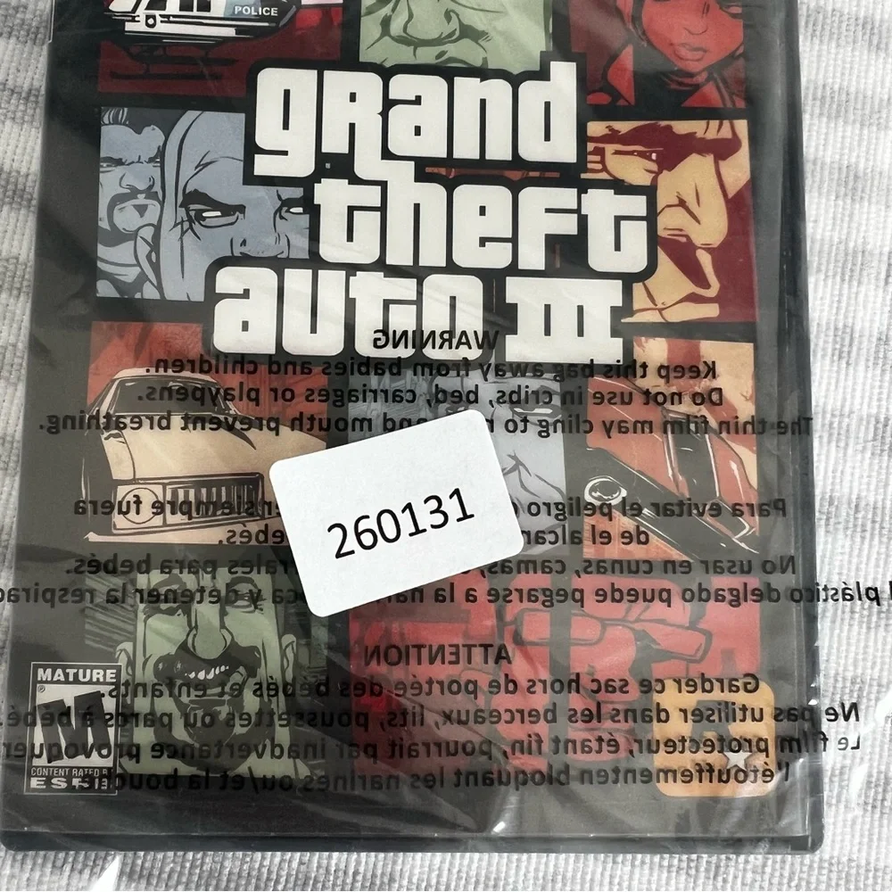 PlayStation 2 Grand Theft Auto III DVD PS2 Game #260131
